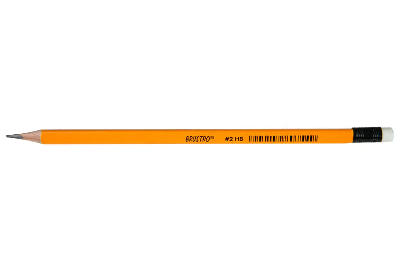 BRUSTRO 2HB Pencils Pack of 12