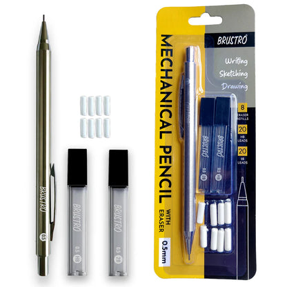 BRUSTRO Mechanical Pencil 0.5mm metal body