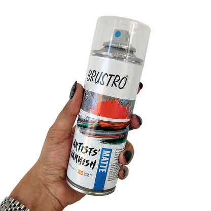 Brustro Artist's Varnish Spray Can 200ml Matte Finish
