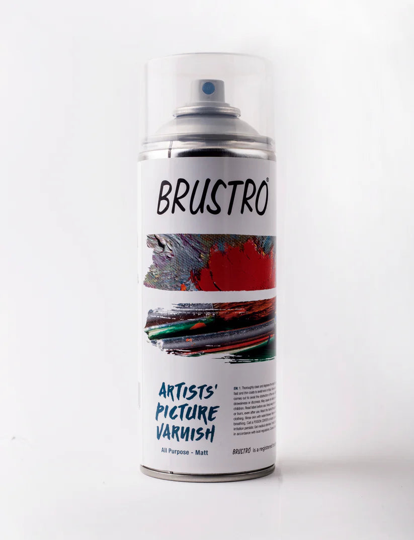 Brustro Artist's Picture Varnish Spray Can 400ml Matte Finish