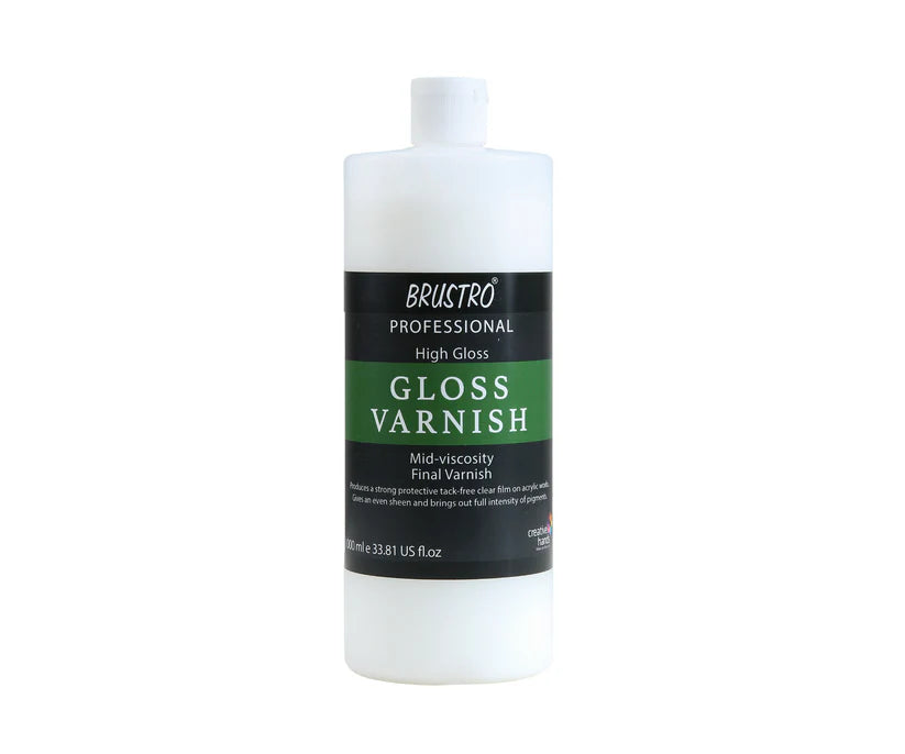 Brustro Artist's Varnish  High Gloss Finish 1000ml