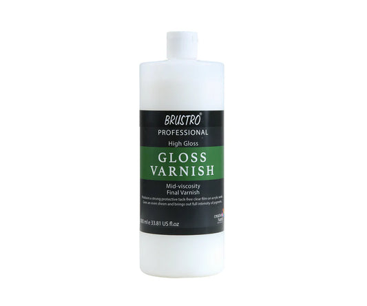 Brustro Artist's Varnish  High Gloss Finish 1000ml