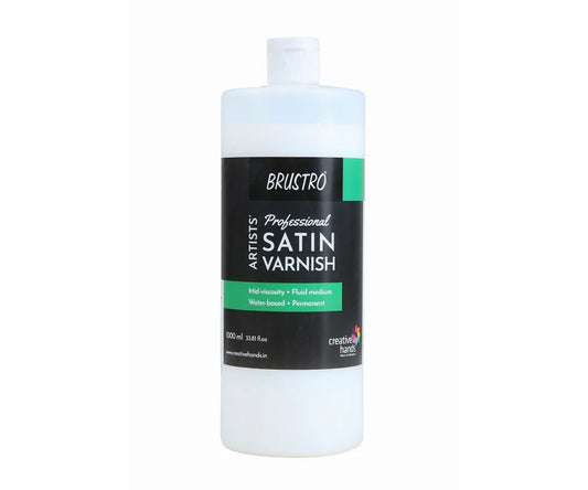 Brustro Artist's Professional satin Varnish 1000ml