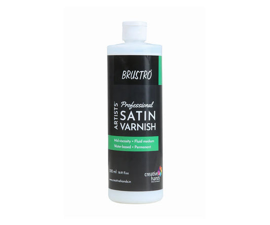 Brustro Artist's Professional Varnish 500ml Satin Finish
