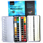 BRUSTRO Artists Professional Watercolour Half pan Set of 48
