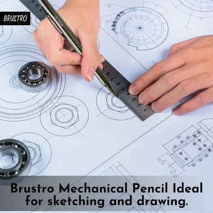 BRUSTRO Mechanical Pencil 0.5mm metal body
