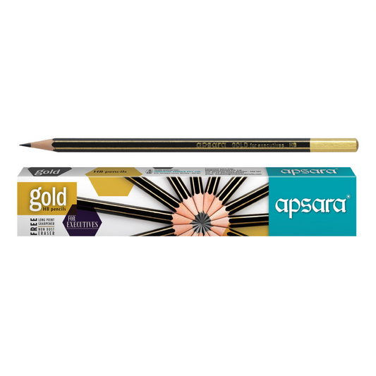 Apsara Gold pencil pack of 10pcs
