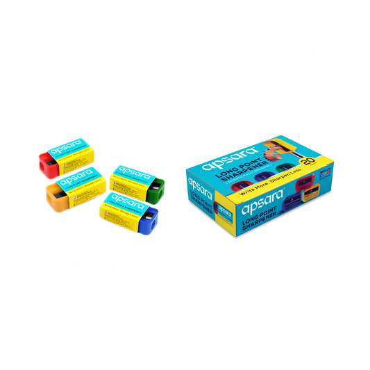 Apsara Long Point Sharpener pack of 20pcs
