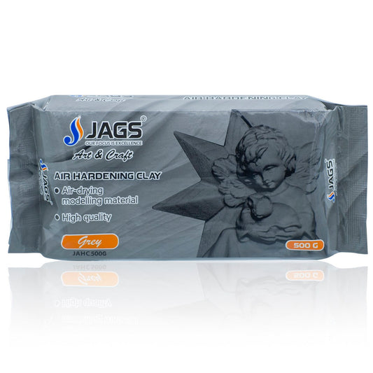Jags Air Hardening Clay 500Grams Grey JAHC500G