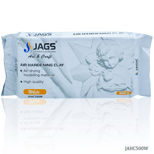 Jags Air Hardening Clay 500Grams White JAHC500W