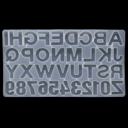 Silicone Mould AToZ And 0To9 36.50X19.5CM JB-533-N