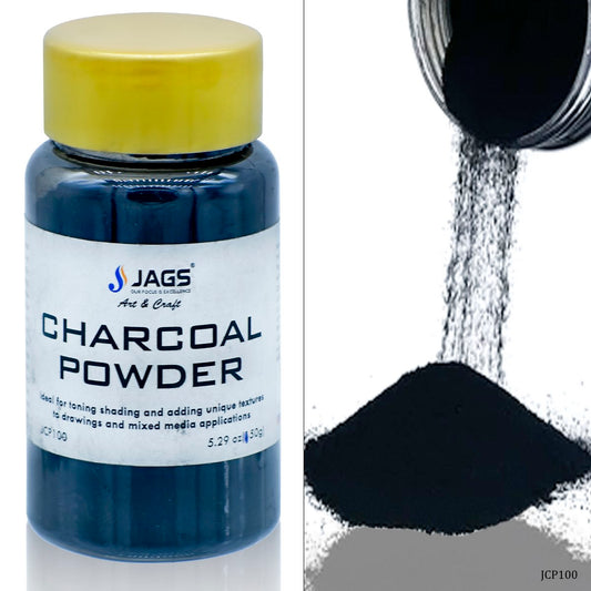 Jags Charcoal Powder 50GSM JCP100