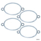 Jags Diy Bracelet Bezel 1Pcs Silver Ovel JDBS03