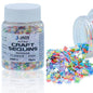 Jags Craft Sequins Multi Colour 20GMS Flower 3MM JDSM13