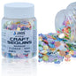 Jags Craft Sequins Multi Colour 20GMS Flower 5MM JDSM15