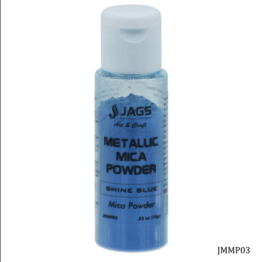 Jags Metallic Mica Powder Shine Blue 15Gms JMMP03