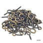 Jewellery Q-Hooks 10GM Antique 1 Pcs JQA000