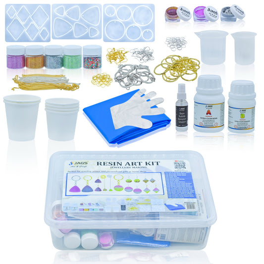 Jags Resin Art Kit For Jewellery Making JRAK200