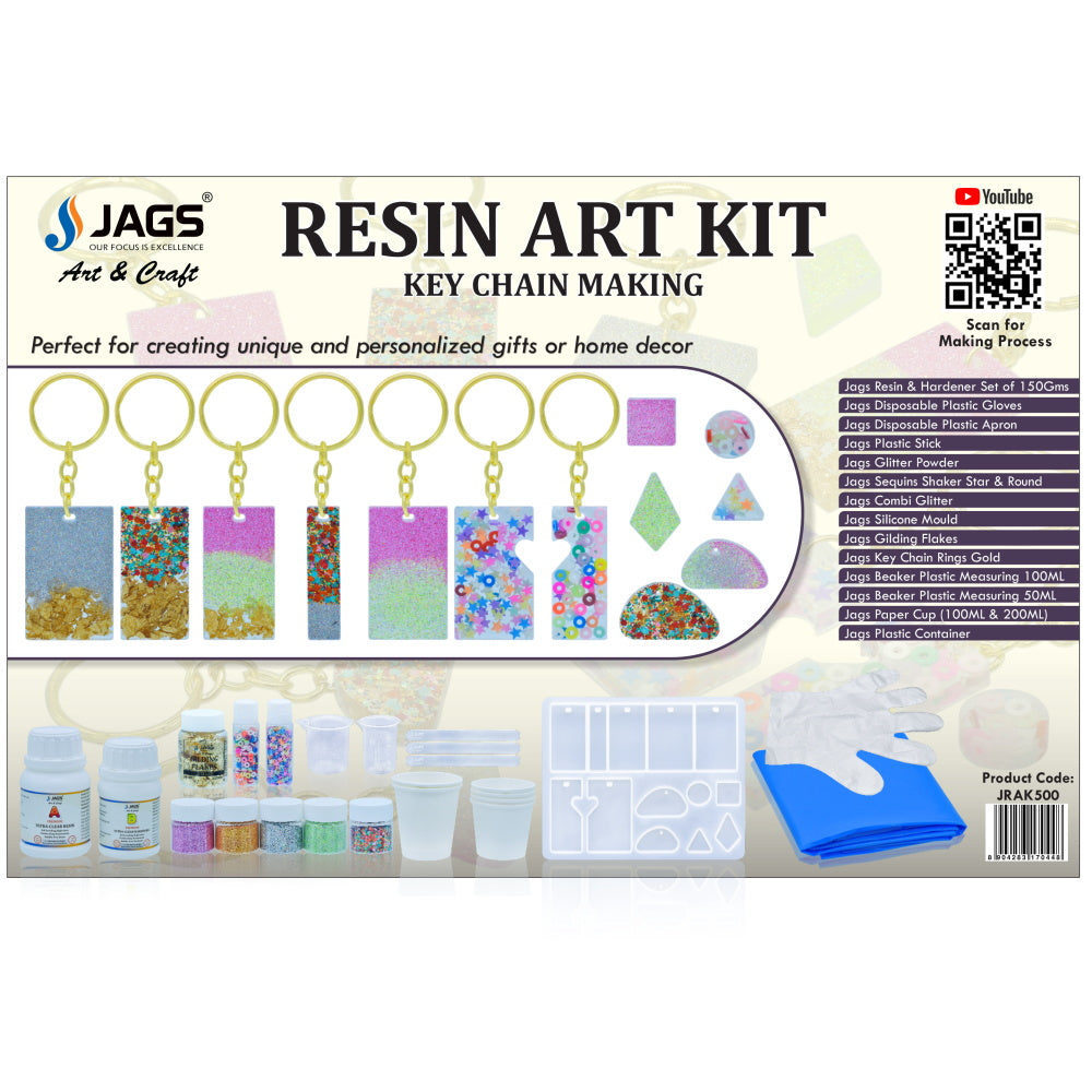 Jags Resin Art Kit For Keychain Making JRAK500