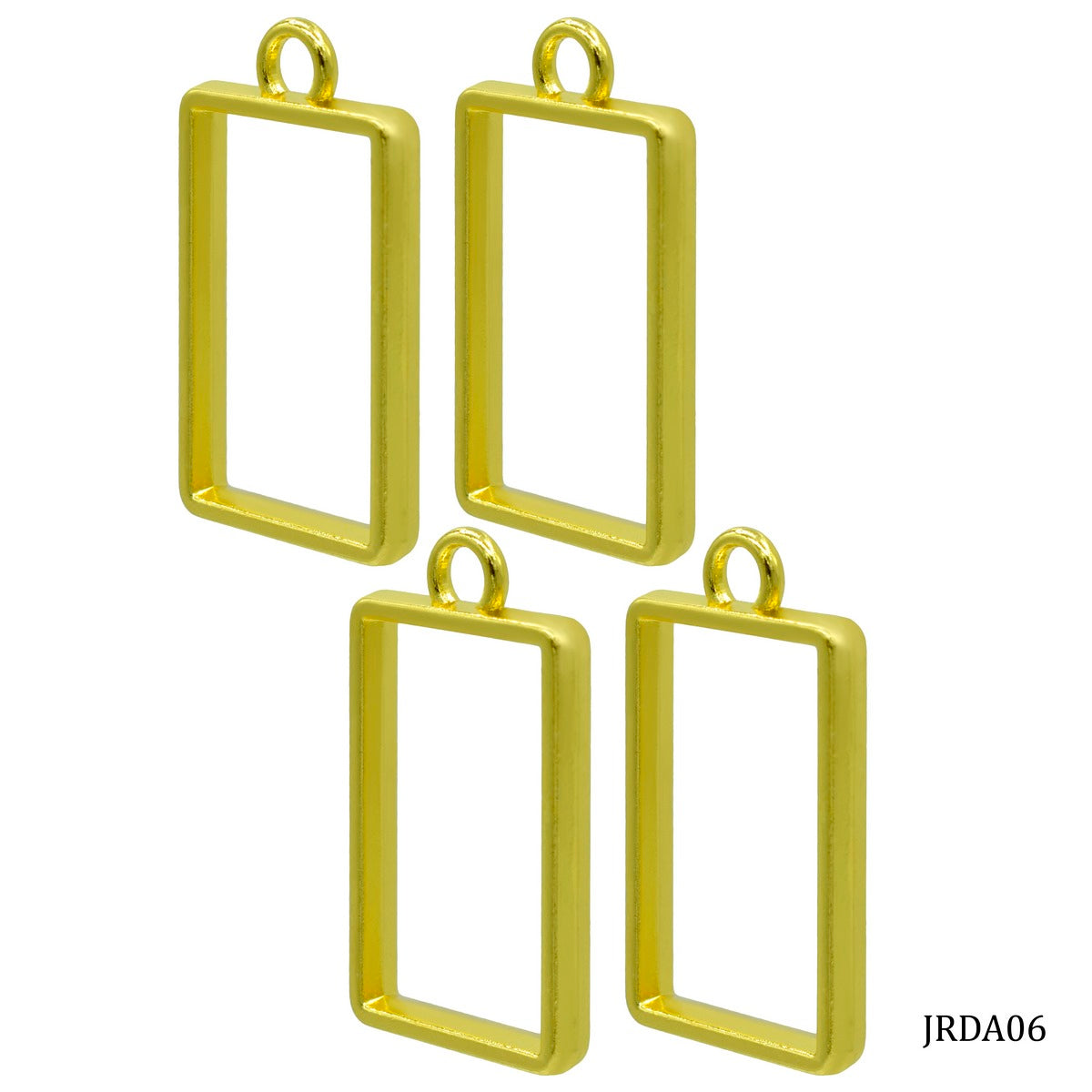 Diy Metal Imitation 1Pcs Gold Rectangle S JRDA06