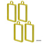 Diy Metal Imitation 1Pcs Gold Rectangle S JRDA06