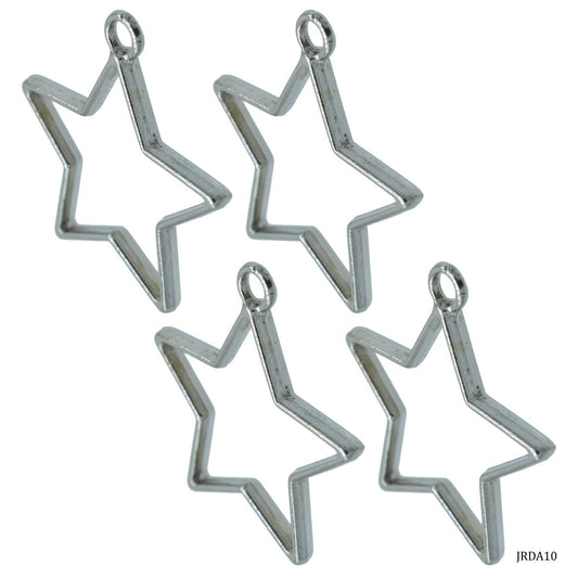 Diy Metal Imitation 1Pcs Silver Star JRDA10