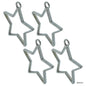 Diy Metal Imitation 1Pcs Silver Star JRDA10
