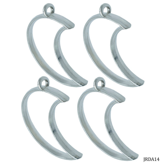 Diy Metal Imitation 1Pcs Silver Moon JRDA14