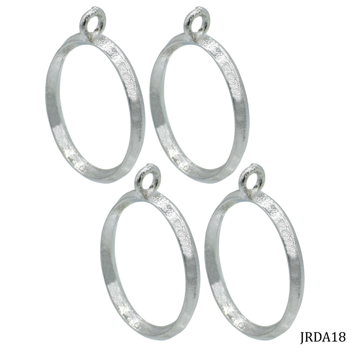 Diy Metal Imitation 1Pcs Silver Round Small JRDA18