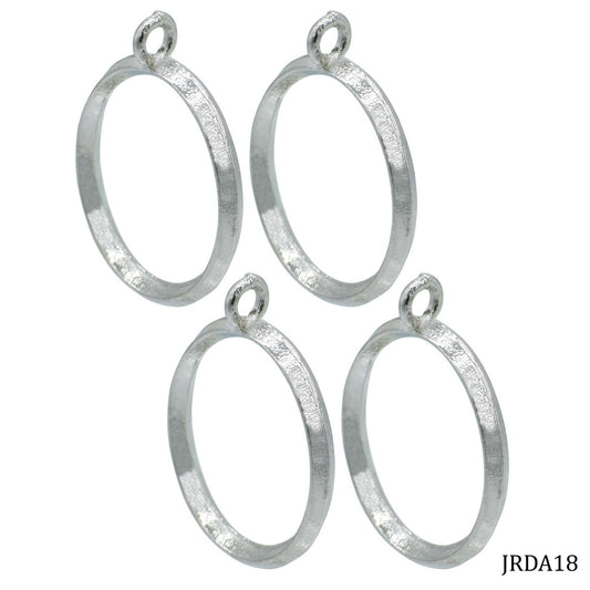 Diy Metal Imitation 1Pcs Silver Round Small JRDA18