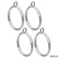 Diy Metal Imitation 1Pcs Silver Round Small JRDA18