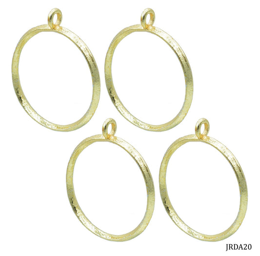 Diy Metal Imitation 1Pcs Gold Round Big JRDA20