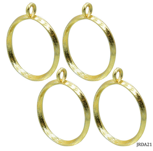 Diy Metal Imitation 1Pcs Gold Round Small JRDA21