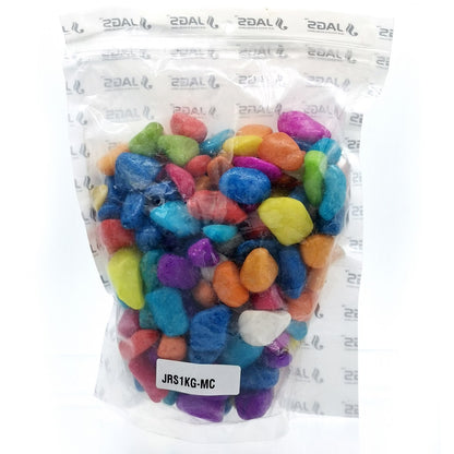 Jags Resin Stone Medium 1kg Multi Colour JRS1KG-MC