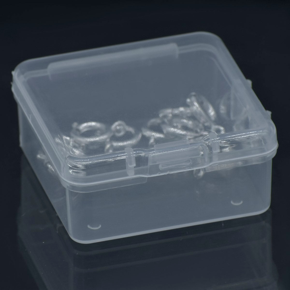 Jewellery Springring Hooks Big Silver Set Of 10Pcs JSHS01-S