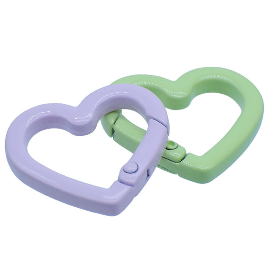 Key Ring Fitting Heart 2Pc Colour KHC2P-1