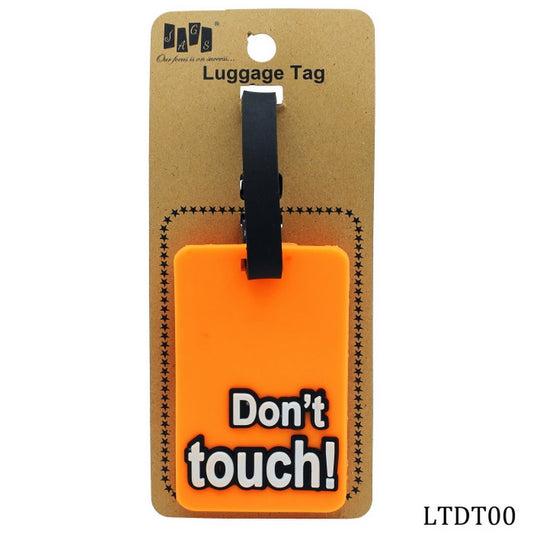 Luggage Tag Silicon Don't Touch LTDT00