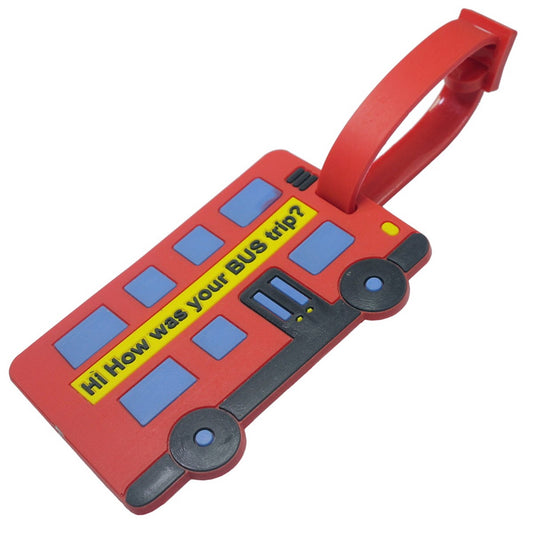 Luggage Tag Silicon Hi How Was Your Bus Trip LTHHWYBT