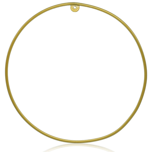 Metal Ring Gold Round 10 Inch MRGR10INC