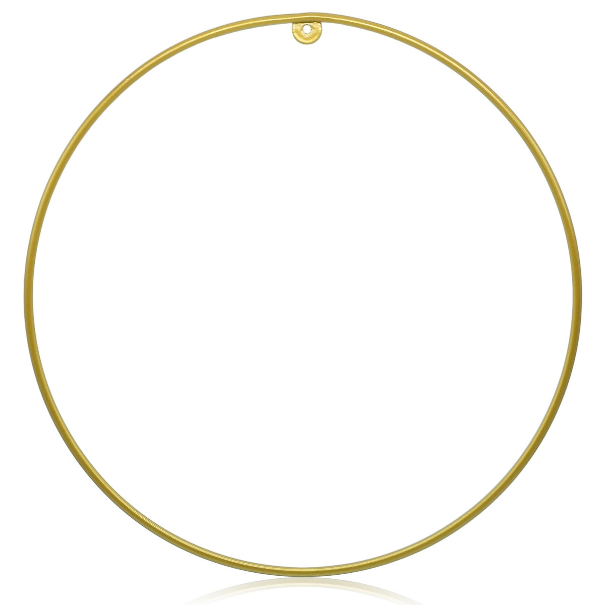 Metal Ring Gold Round 12 Inch MRGR12INC