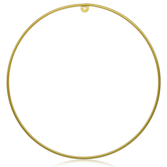 Metal Ring Gold Round 12 Inch MRGR12INC