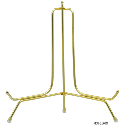 Metal Stand Folding Gold 10 Inch MSFG10IN
