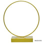 Metal Stand Gold Round 10 Inch MSGR10IN
