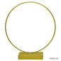 Metal Stand Gold Round 12 Inch MSGR12IN