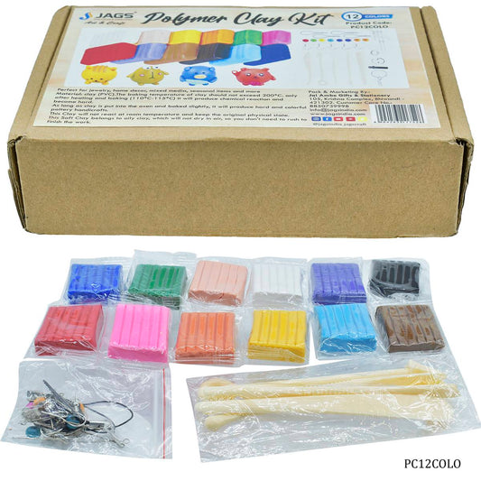 Polymer Clay 12 Colour PC12COLO
