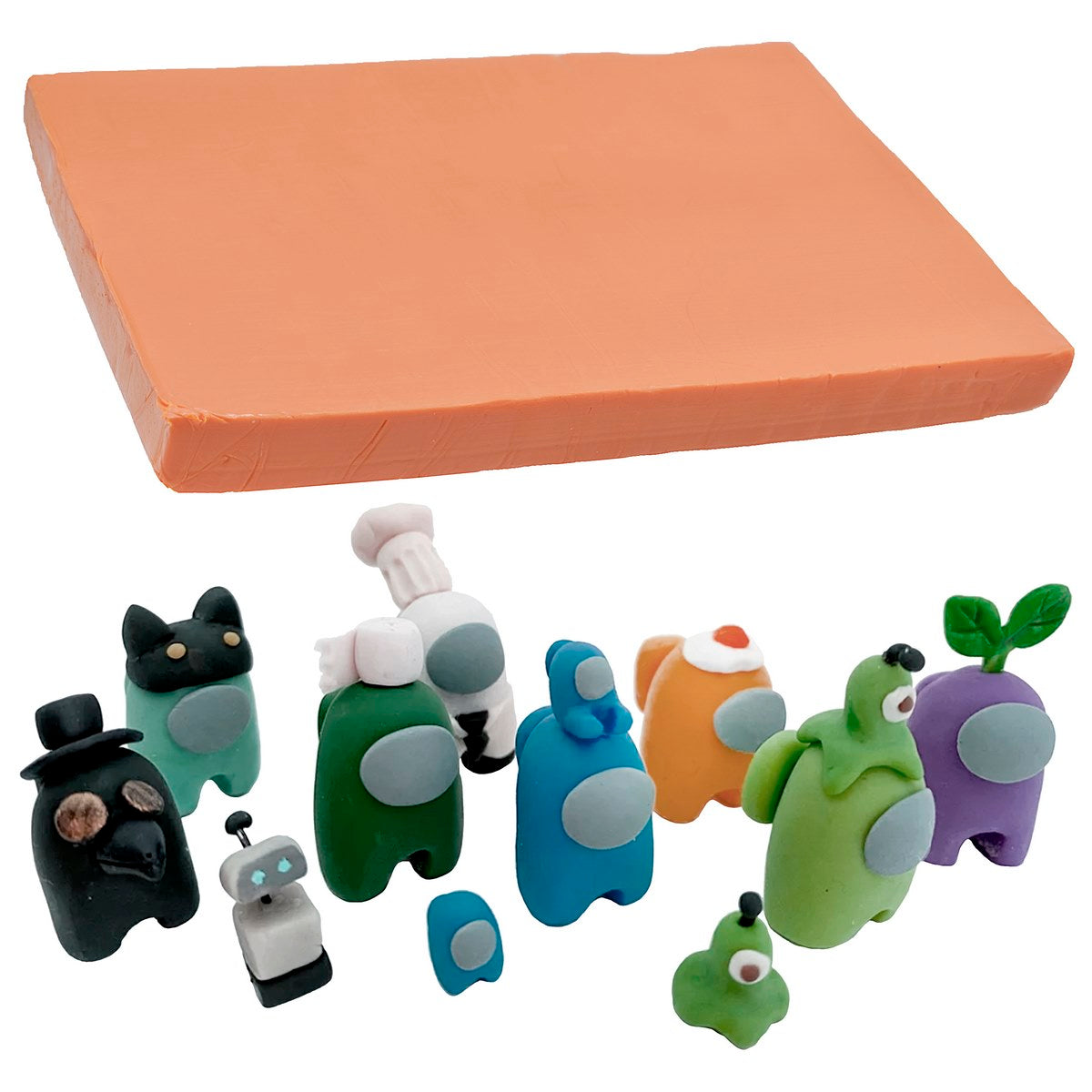 Polymer Clay 250gm Orange PCLAY-OE