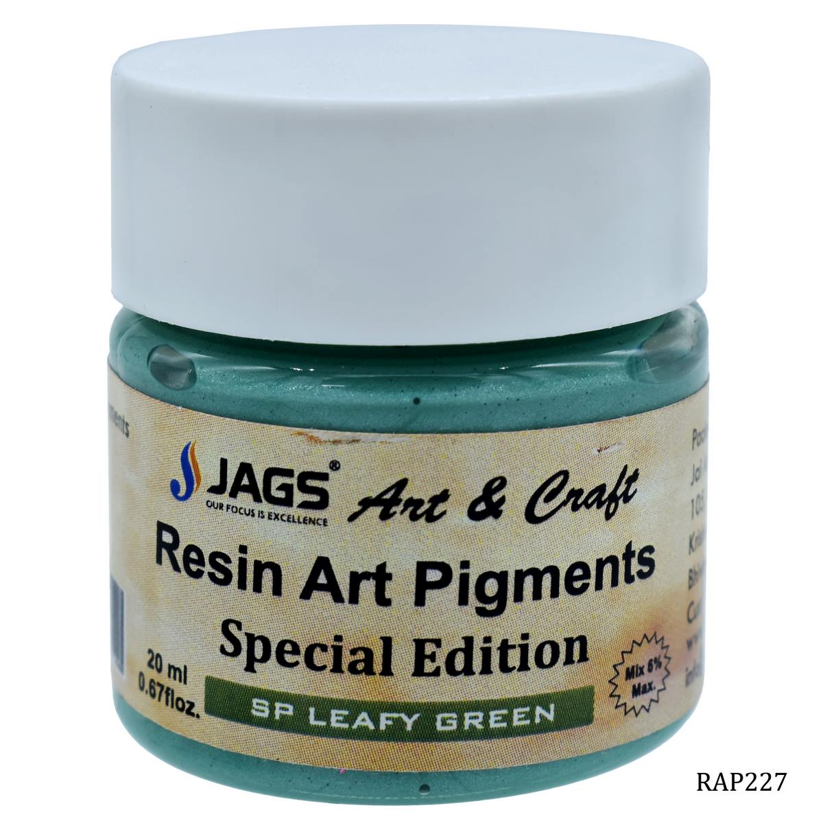 Resin Art Pigments 20ML Sp Leafy Green RAP227