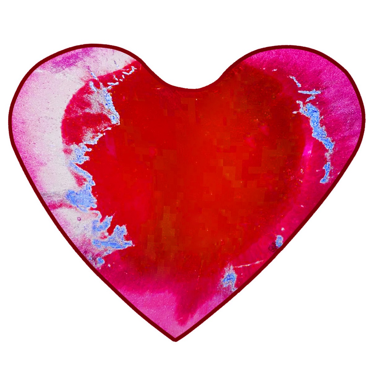 Silicone Mould Heart 4.1X3.5 Inc SMH000
