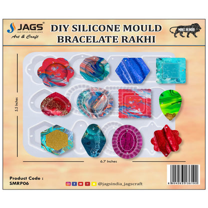 Silicone Mould Rakhi Bracelet 12D SMRP06