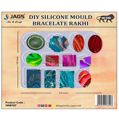 Silicone Mould Rakhi Bracelet 12D SMRP07